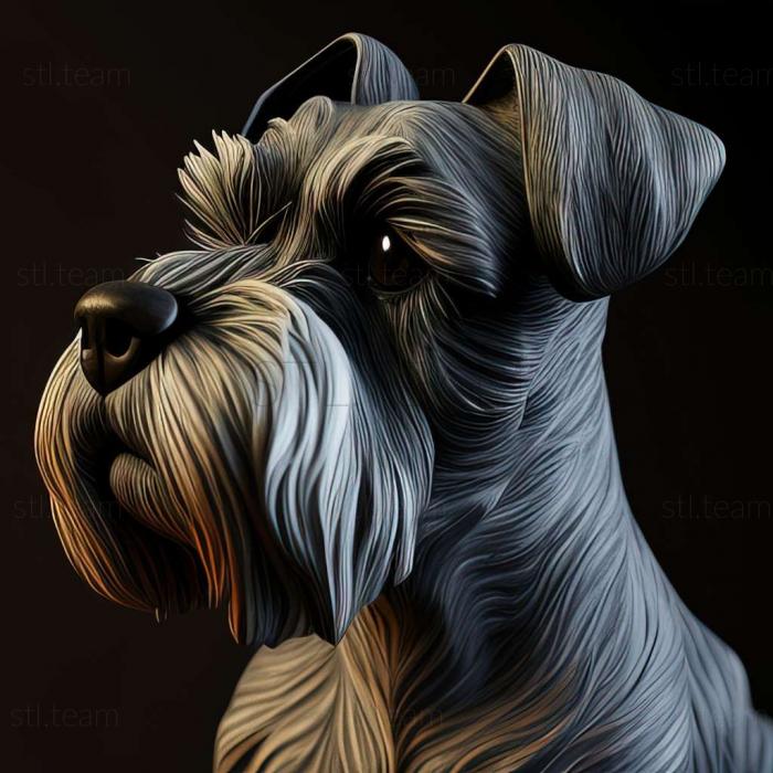 Zwergschnauzer dog